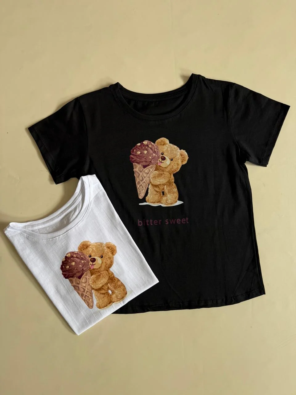 Remera estampa OSITO HELADO (Algodon)