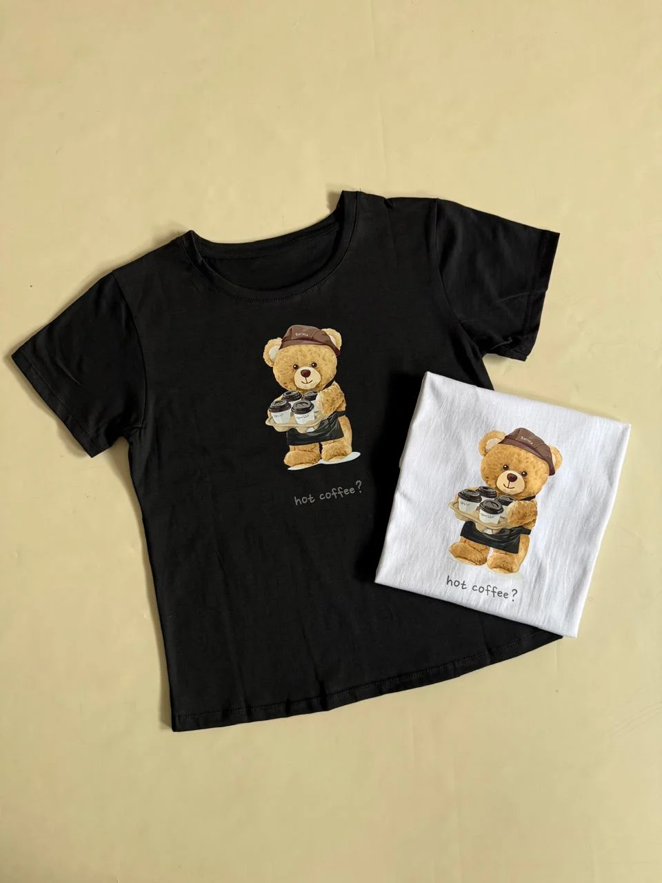 Remera estampa OSITO CAFE (Algodon)