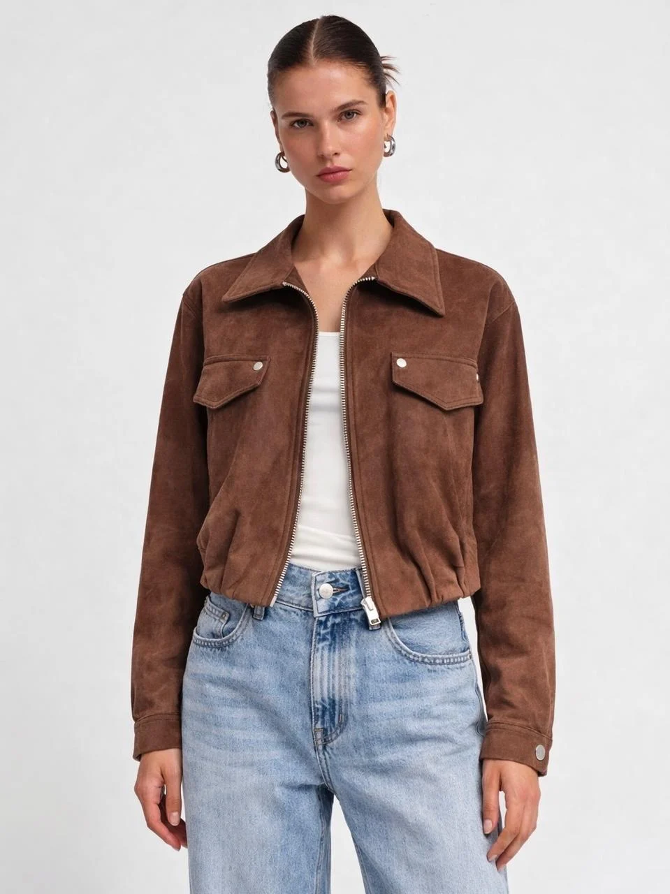 Campera suede “ZARA” (Importado)