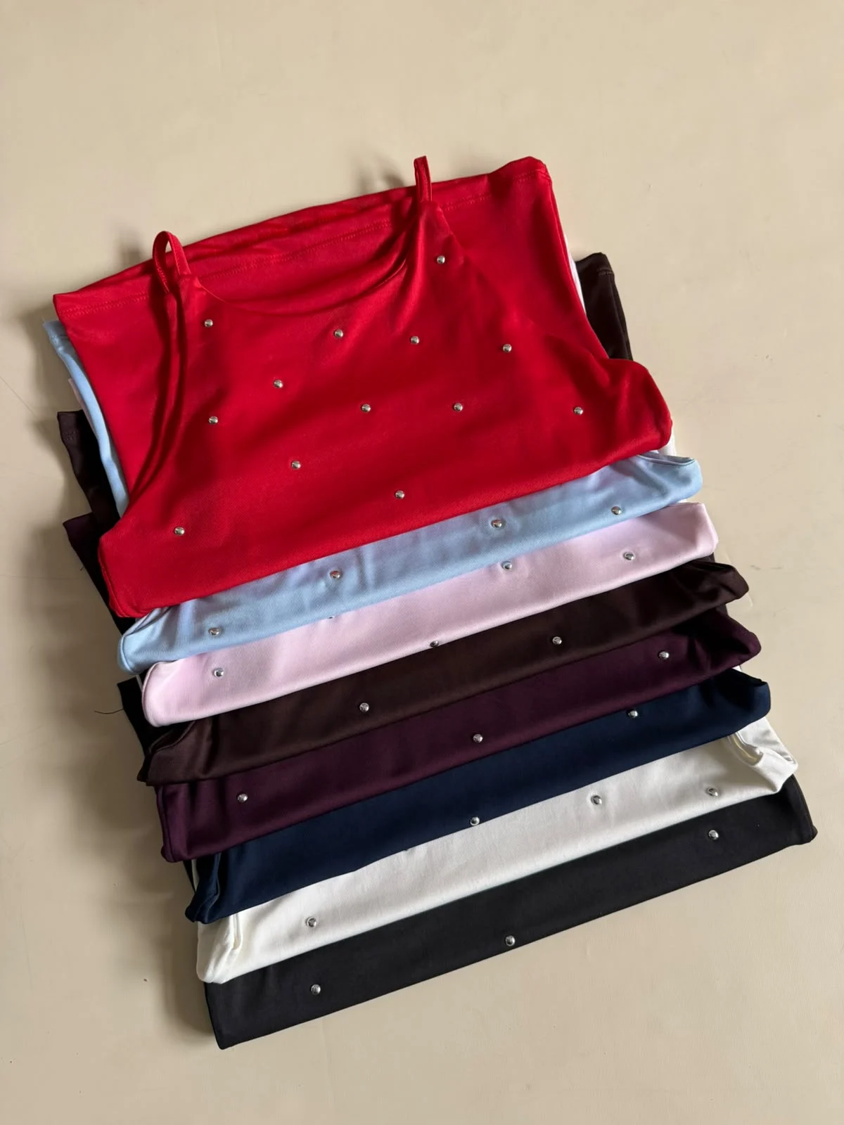 Musculosa HALTER CON TACHAS (Microfibra)