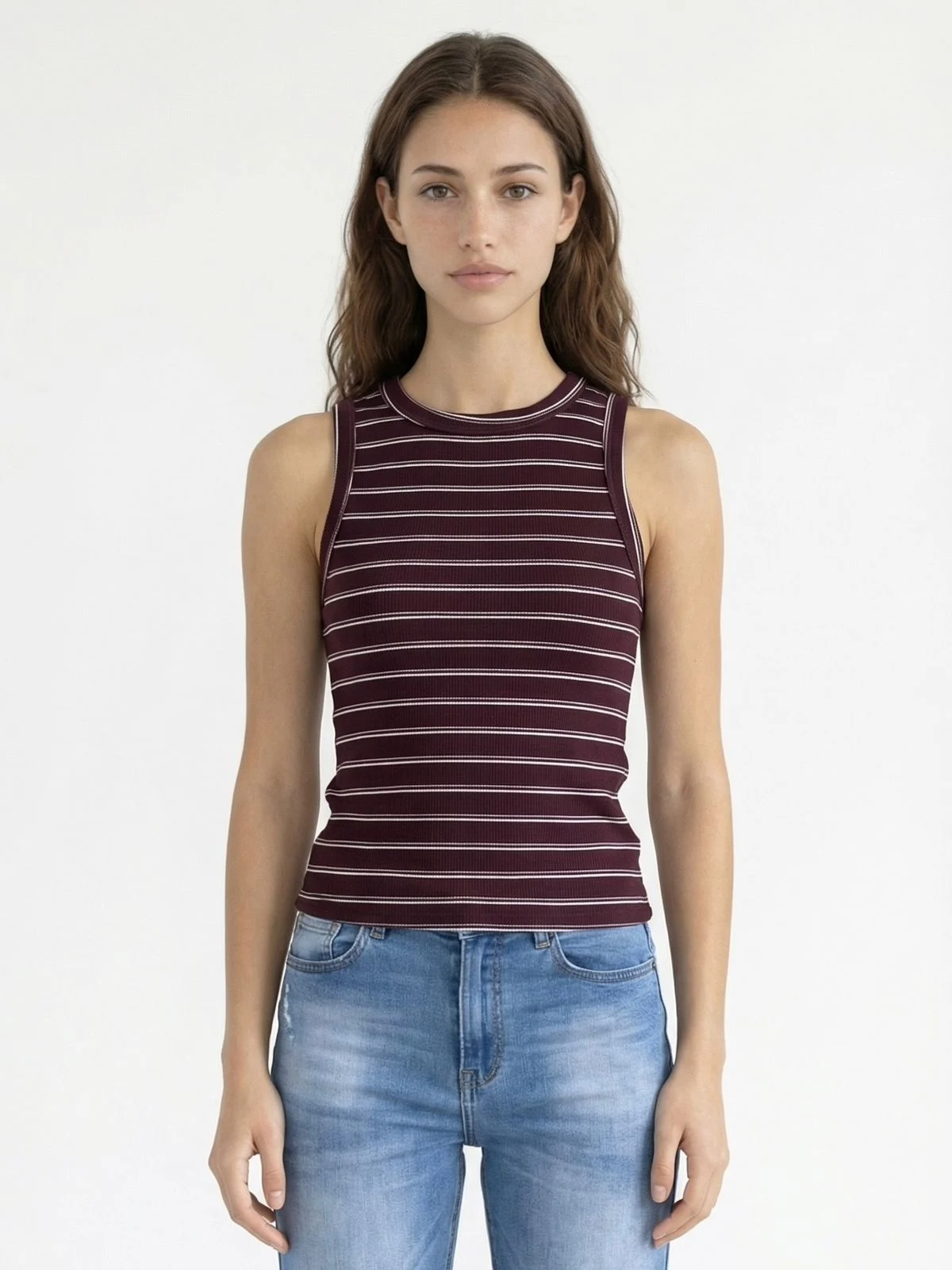 Musculosa BASICA (Morley RAYADO)