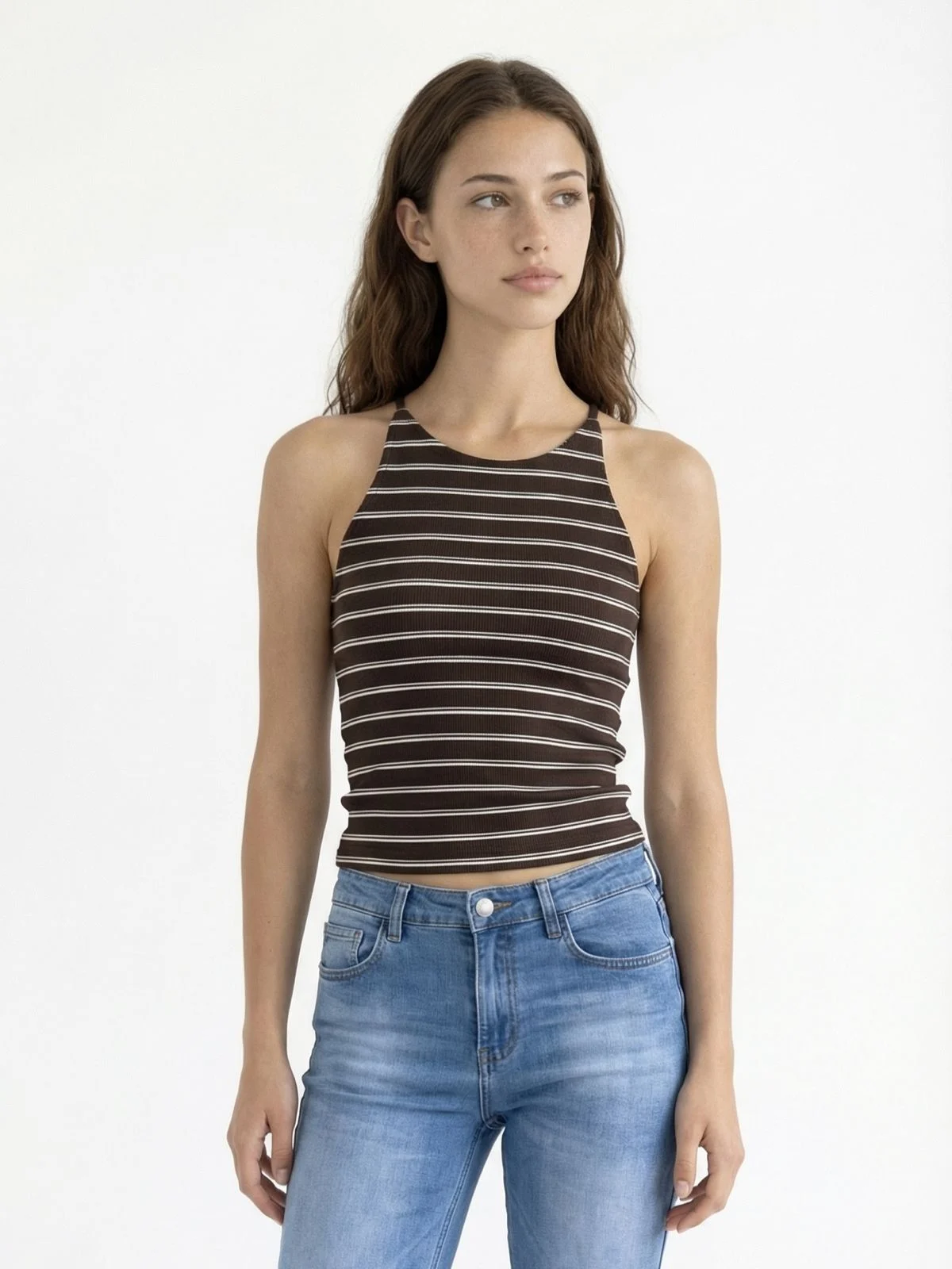 Musculosa "ELIANA" (Morley RAYADO)