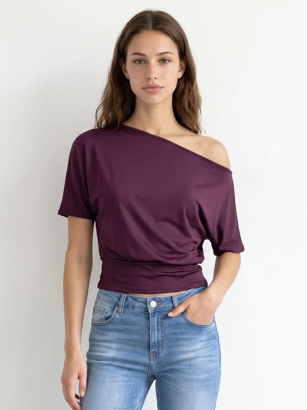 Remera HOMBRO CAIDO (Microfibra)