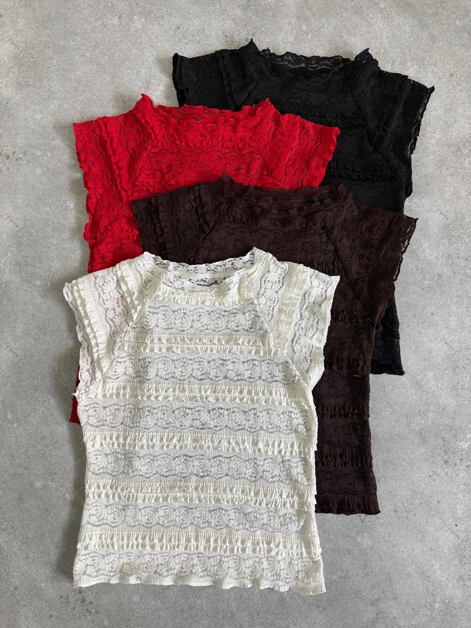 Musculosa CORTE RANGLAN (Encaje)