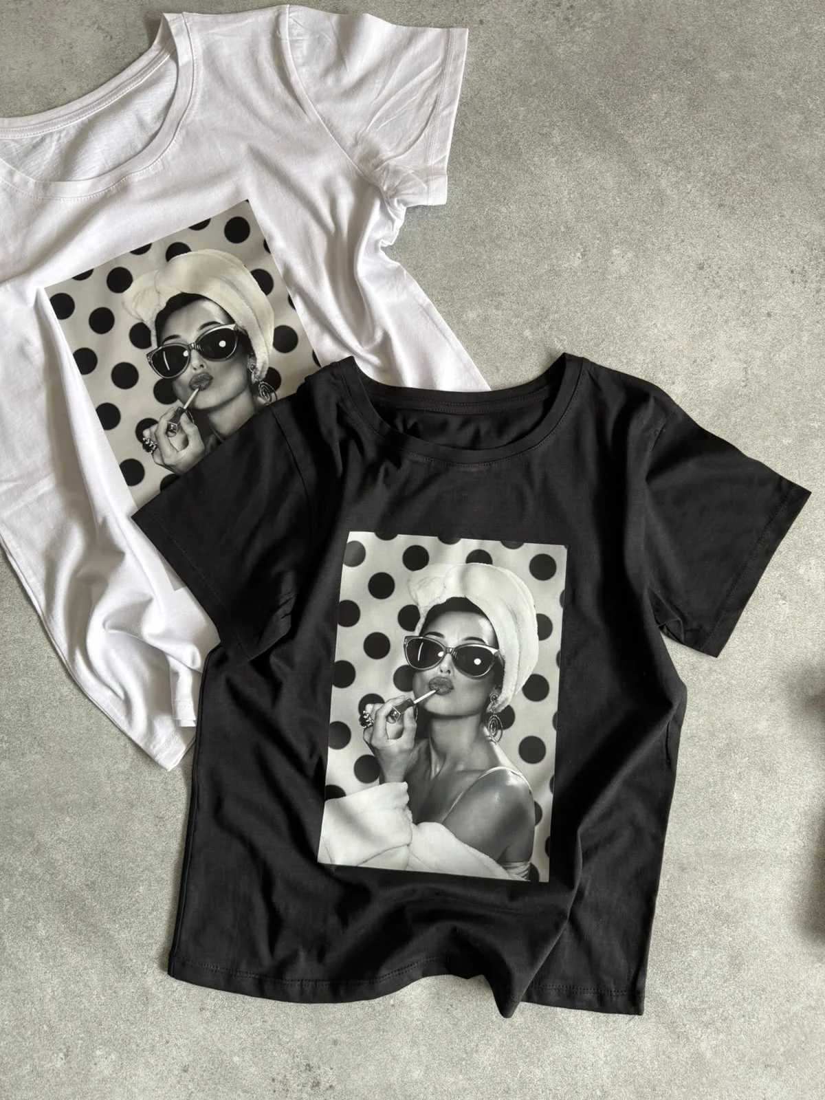 Remera foto "AUDREY" (Algodon Jersey)