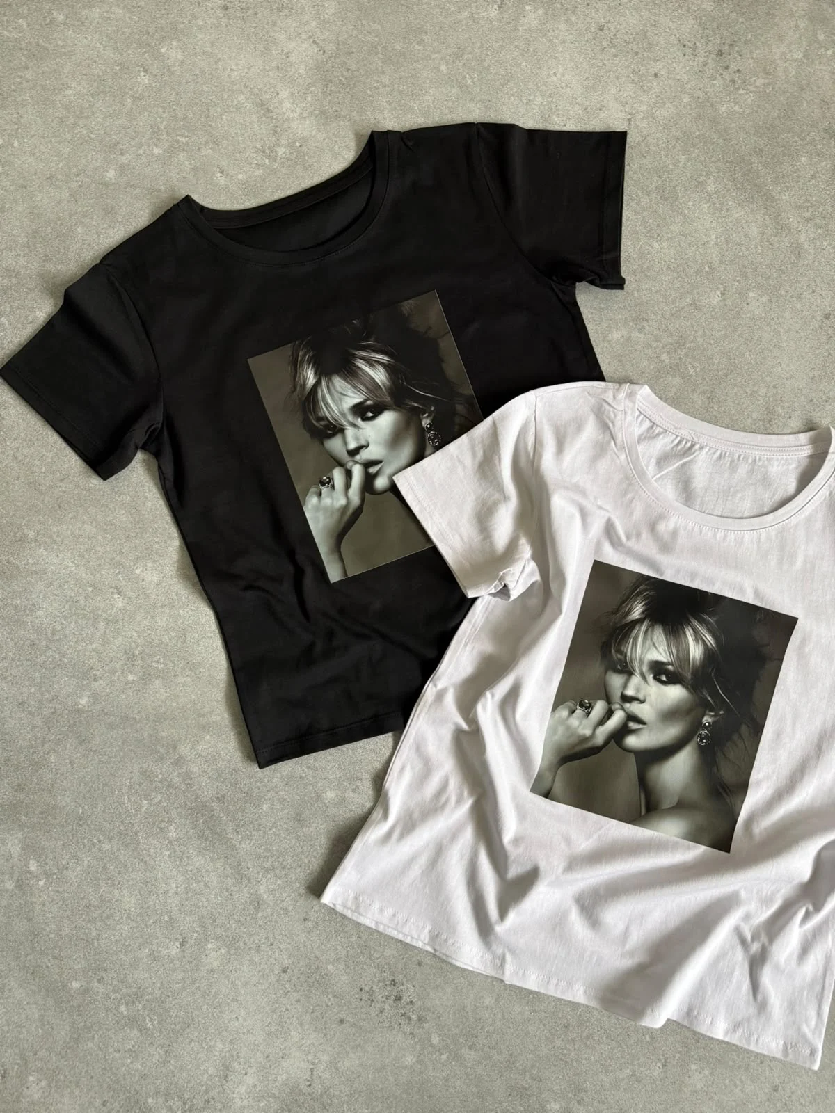 Remera foto "KATE MOSS 2" (Algodon Jersey)